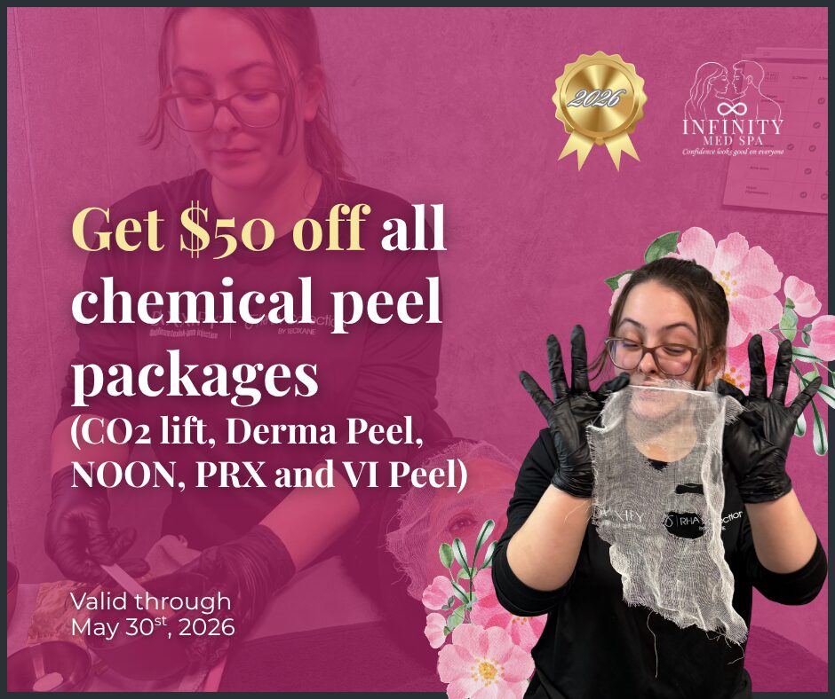 Get $50 off all chemical peel packages