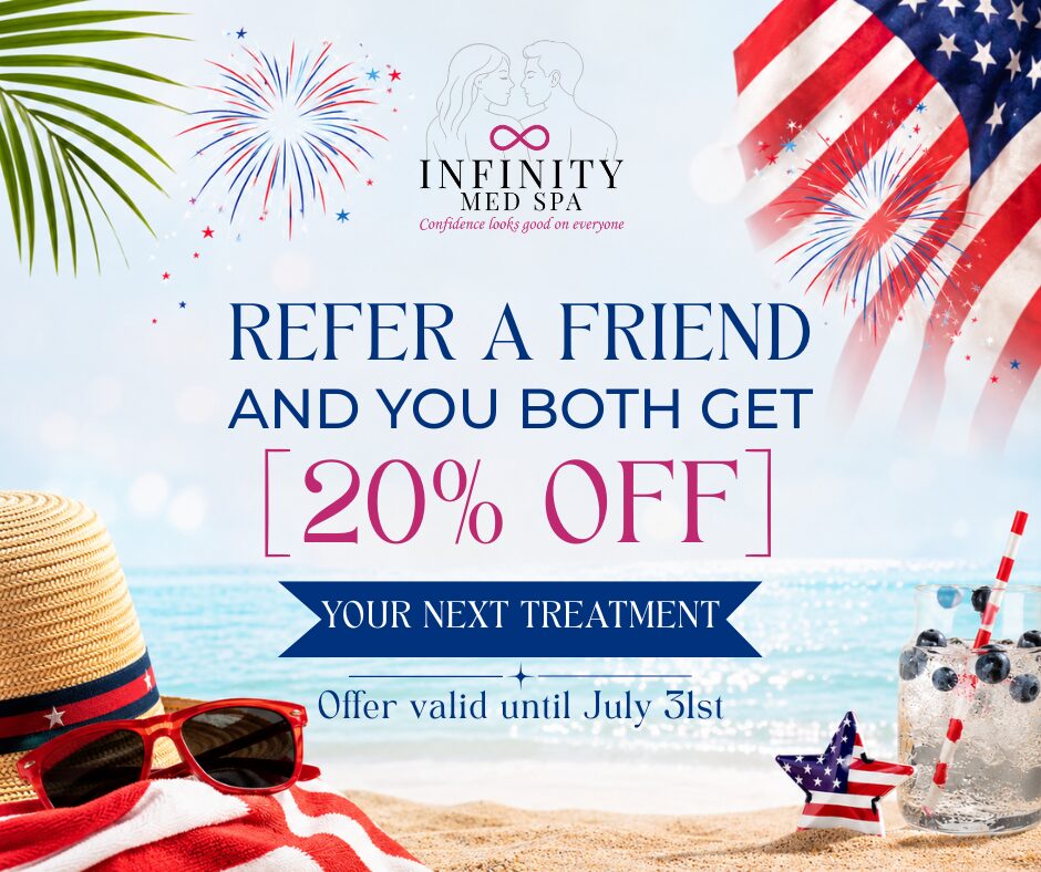 REFER A FRIEND AND YOU BOTH GET OFF NEXT TREATMENT till July 31st 2026
