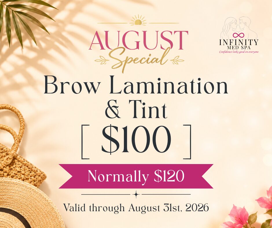 Brow Lamination & Tint at Infinity Med Spa GA